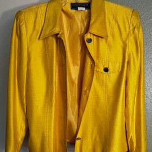 Norton McNaugton EUC Yellow Large Blazer